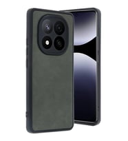 Note 14 5G Kılıf Aras Deri Kapak - Koyu Yeşil