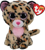 Ty Beanie Boos Regular Livvie - Brown Peluş Leopard 15cm. (Kahverengi)