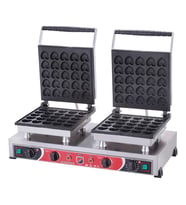 Işıkgaz Silver Elektrikli Çiftli Kalpli Bubble Waffle Makinesi