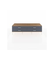 Hyperion TV Ünitesi 4 Çekmeceli  176x44x51 Çam-Çam/Antrasit