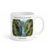 Yenice Şeker Kanyonu Karabük Doğa Hatırası Çay Kupası Hediye Bardak