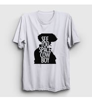 Presmono Unisex Beyaz See You Anime Cowboy Bebop T-Shirt 493228tt
