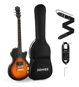 Donner DLP-124S LP Elektro Gitar Paketi (Sunburst)