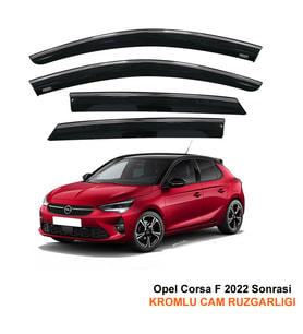 Opel Corsa F Kromlu Cam Rüzgarlığı Niken 2022 Sonrası