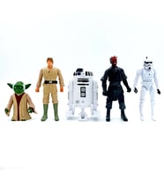 Star Wars Stormtrooper, Luke Skywalker, R2-D2, Darth Maul, Yoda Yıldız Savaşları Karakterleri Seti