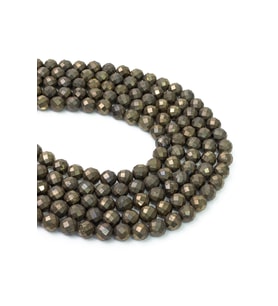 8 MM Faset Kesim Pirit Taşı Dizi (Yeşil)