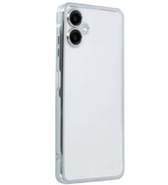 Galaxy A06 Kılıf Razer Lensli Silikon - Gümüş
