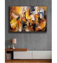 Koç stüdyo Modern tasarım kanvas tablo 50x70 (Çok Renkli)
