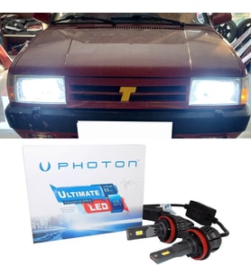 Tofaş Doğan Led Xenon Uzun + Kısa Farı Ampulü H4 Ultimate 9500 Lumens Yeni Seri Beyaz