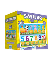 Games Sayılar Yer Puzzle 50x70cm 24 Parça 5134
