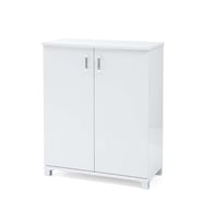 Ekonomik 2 Kapaklı Ayakkabılık 71x35x89cm Demonte (Beyaz)