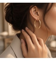 STİL İNCİSİ/XUPING JEWELRY BASIC HALKA KÜPE