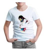 Michael Jackson Beyaz Çocuk Tshirt