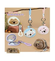 Ayıcık Tasarımlı Peluş Ayna Anahtarlık