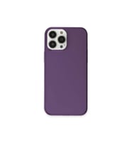 Durukar® iPhone 13 Pro Max Kılıf Pc Sert Şeffaf Kapak - Mor