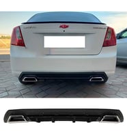 Chevrolet Lacetti Siyah Difüzör Çiftli Kare Egzoz Görünümlü D Tip Difizör