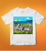 Sultanahmet Tasarımlı Tişört (Beyaz)