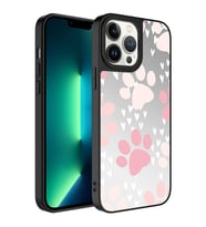 Apple iPhone 13 Pro Kılıf Aynalı Desenli Kamera Korumalı Parlak Zore Mirror Kılıf Pati