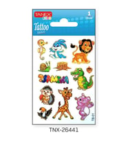 Tanex 7,5x10,5mm Safari Mini Tatoo Etiket TNX-26441