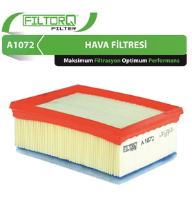 A1072 Cıtroen Berlingo I 1.9D-2.0 HDI 1998-2002 Filtorq Hava Filtresi