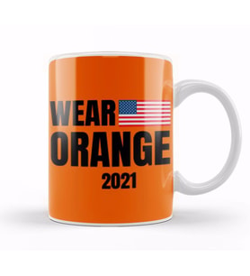 Wear Orange Day 2021 Kupa Bardak Porselen