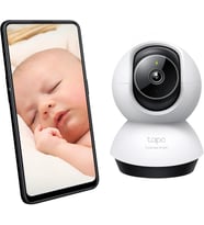 Lexroo TP-Link Pan/Tilt AI Akıllı Ev Güvenliği Wi-Fi Kamera, Bebek Monitörü, 2K, 4MP