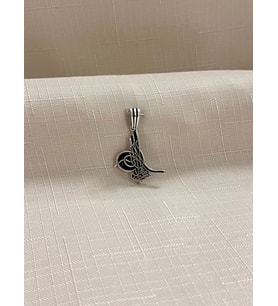 OSMANLI TUĞRASI 925 AYAR GÜMÜŞ ERKEK KOLYE UCU