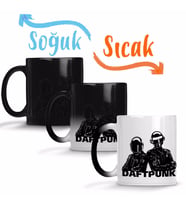 Daft Punk Sihirli Kupa Bardak Porselen