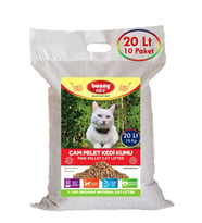 Bonny Nice Doğal Pellet Çam Peleti Kedi Kumu 10 kg 20 l x 10 Paket