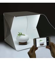 Ürün Çekim Çadırı Mini Fon Fotoğraf Stüdyosu Ledli Işık Perdesi
