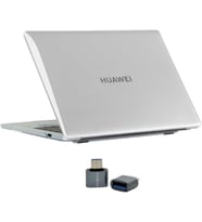 Huawei MateBook D16 2024 Kılıf Uyumlu Kristal Parlak Şeffaf Sert Hard Case İnce Hafif Çizilme Koruma 16 inç Şeffaf