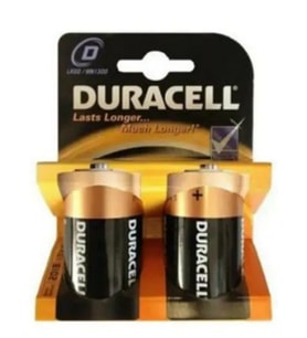 DURACELL LR20 D BÜYÜK PİL 2Lİ KART (5680)