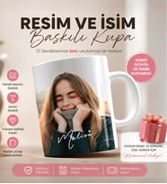 Kişiye Özel Fotoğraf ve İsim Baskılı Kupa Bardak