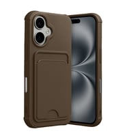 Apple İphone 17 Kelvin Kartvizitli Silikon - Kahverengi