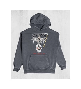 Unisex Eskitme Yezuş Kapüşonlu Sweatshirt