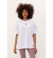 Store Kadın Spor Tişört Baskılı Fitness, Antrenman Fit (Beyaz)