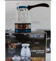 General Home Cz-47 Elektrikli Cam Cezve (Şeffaf)