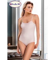 DoReMi İnce Askılı Kaplı Body (Pembe)