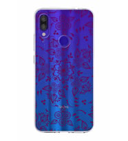 Xiaomi Redmi Note 7 Pro Uyumlu Kapak Nostalji Desen Tasarımlı Şeffaf Silikon Kılıf