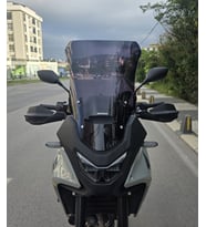 MOTOCAM Honda Transalp XL 750 Ön Cam 2025-2026 Model 53cm Siyah Renkli 4mm UZUN