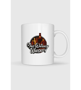 Malt Whiskey Tasarımlı Kupa Bardak