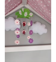 BEBEK BEŞİK SÜSÜ DÖNENCE –ORGANİK DEKORASYON MONTESSORİ-MDL-2008 (Mor)