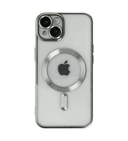 Apple İphone 14 Kılıf Kross Magneticsafe Kapak - Gümüş