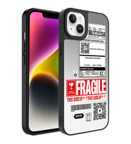 Apple iPhone 14 Plus Kılıf Aynalı Desenli Kamera Korumalı Parlak Zore Mirror Kılıf Fragile
