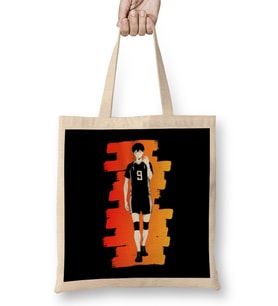 Tobio Kageyama Haikyu Bez Çanta Uzun Saplı