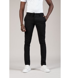 Slimfit Dokulu Dar Paça Beli Lastikli Ve İplikli Yazlık Jogger Pantolon
