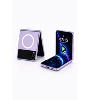 Şeffaf Mika Sararmaz Sert Magsafe Kılıf Galaxy Z Flip 4