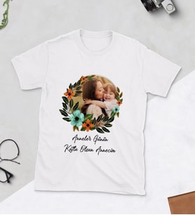 Kişiye Özel Anneler Günü Tasarımlı T-shirt