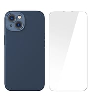 Baseus Liquid Silica Gel iPhone 14 6.1 Magsafe Silikon Kılıf + Tempered Ekran Koru - SSSSSS7270-5