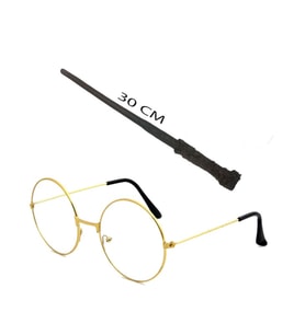 Harry Potter Asası 30 cm ve Harry Potter Gözlüğü Seti (5343)